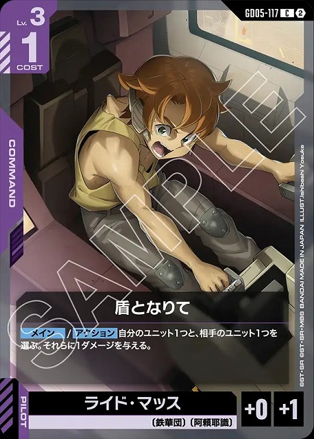盾となりて 【GCG-GD05-117C】